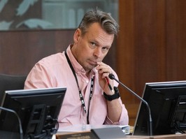 VANCOUVER, BC - December 5, 2023 - Councillor Brian Montague at Vancouver City Hall in Vancouver, BC, December 5, 2023. (Arlen Redekop / Postmedia staff photo) (Story by reporter) [PNG Merlin Archive]