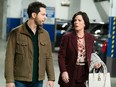 Skylar AStin (l) and Marcia Gay Harden from So Help Me Todd