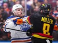 J.T. Miller and Connor McDavid have challenged each other all season. A Nov. 6 clash at Rogers Arena was just one of many for the star centres of attention.