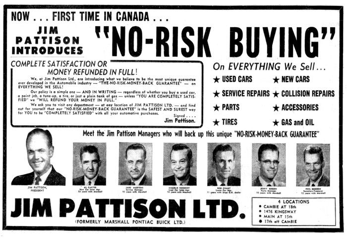 This Day in History: B.C. billionaire Jim Pattison begins his empire ...