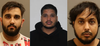 From left, Karan Brar, Kamalpreet Singh and Karanpreet Singh have been charged in the 2023 murder of Hardeep Singh Nijjar. RCMP photos
