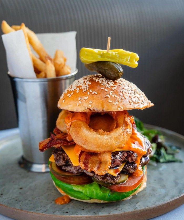The ultimate Father's Day burger by Chef Robert Lee, Glowbal.