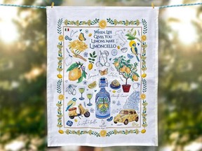 Limoncello towel by FalconeDesignShop on Etsy.com.