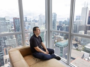Retired Canadian soldier Jansen Ng at his Toronto home on May 28, 2024.