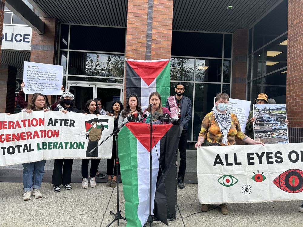 BC liberties group complain violent arrests in pro-Palestine protest ...