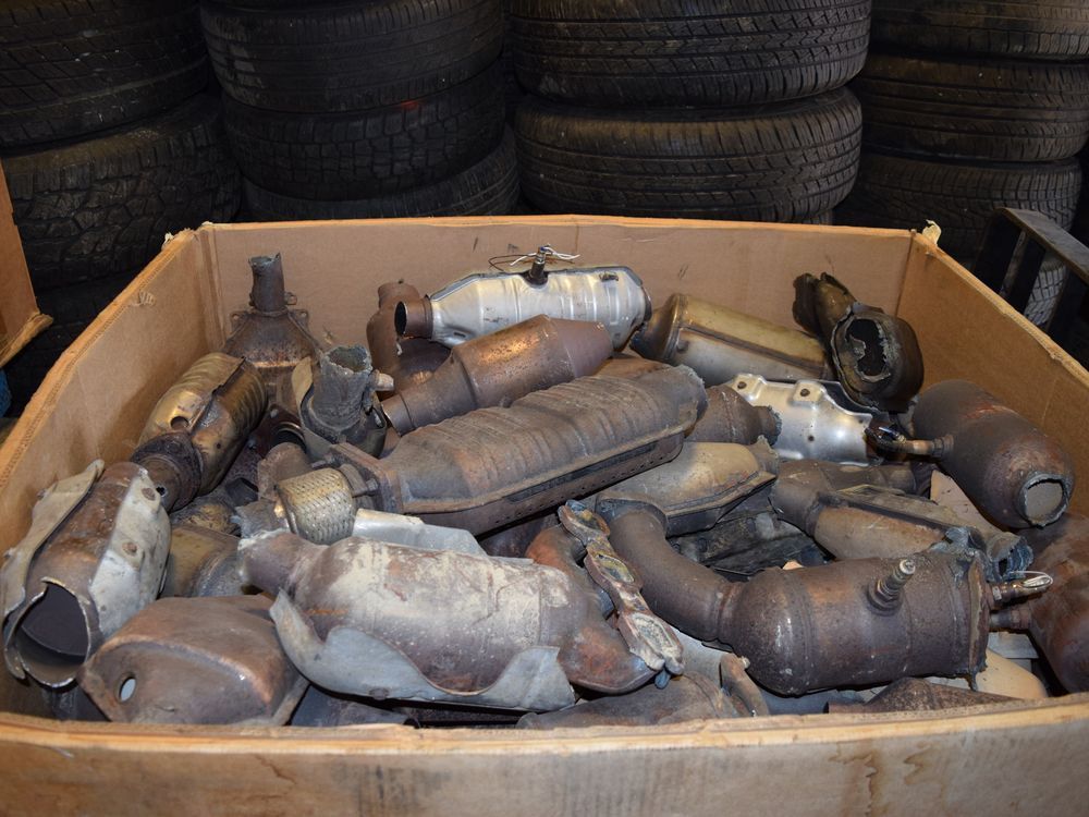B.C. crime news Burnaby RCMP seize 439 stolen catalytic converters
