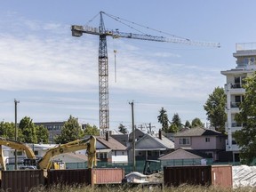 lawsuit over crane left hovering over property