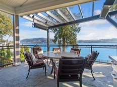 This waterfront residence at 3765 Dollarton Highway, in North Vancouver, was listed for $5,298,000 and sold for $5,100,000.