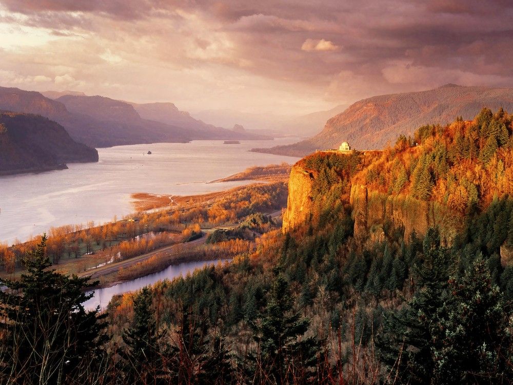 The Columbia River in Oregon