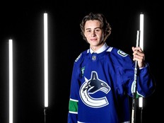 Anthony Romani was drafted by the Vancouver Canucks with the 162nd overall pick in the 2024 draft.
