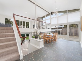 According to the listing agents, around $100,000 had been spent by the previous owner on improvements, with further highlights including an updated kitchen, accent walls, air conditioning and contemporary light fixtures.