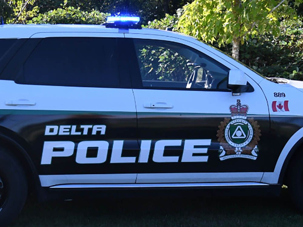 File photo of a Delta police vehicle.