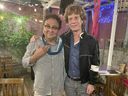 Vikram Vij and Mick Jagger at Vij's Restaurant in Vancouver after the Rolling Stones played B.C. Place in July.