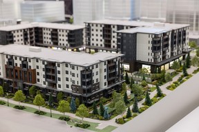 Model of phase one at Jericho Park at display centre.
