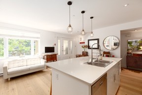 The unit is south-facing with many windows allowing tons of natural light to fill the spaces.