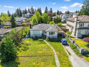 1940s house run down with large lot