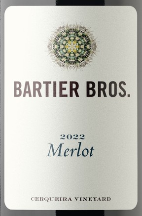Bartier Bros. Merlot Cerqueira Vineyard 2022, Oliver, Okanagan Valley, British Columbia, Canada.