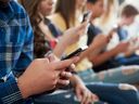 The use of personal digital devices like cellphones is banned during class-time in all B.C. public schools.