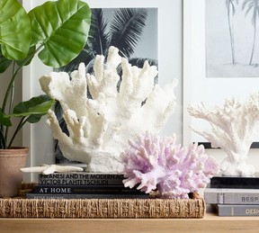 Pottery Barn's Amaya Handwoven Twisted Seagrass Tray.