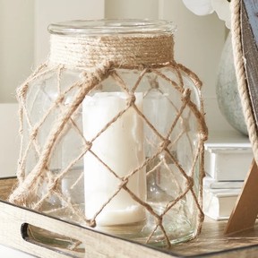 Sand & Stable's Tabletop Candle Lantern from Wayfair.