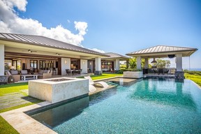 This is one of the luxury listings currently on offer at the Hokulia development on Hawaii’s Big Island.