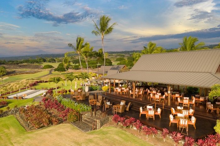 One Hokulia attraction for buyers is the challenging 18-hole golf course set on hilly terrain and designed by Jack Nicklaus, along with the clubhouse.