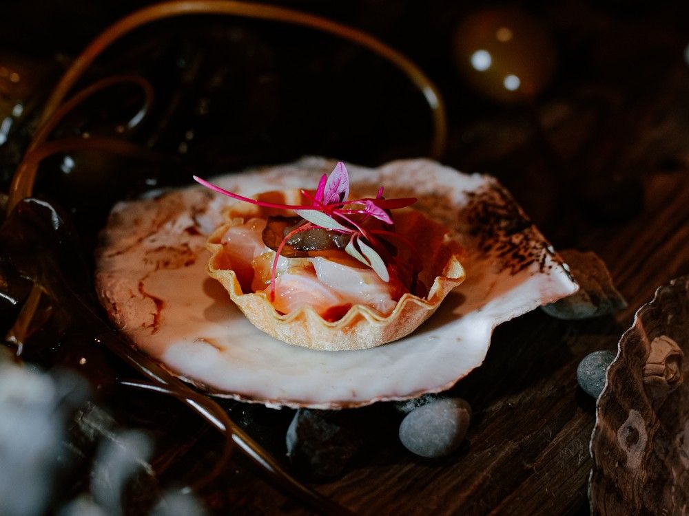 XO Sablefish Tartare Tartlet; recipe by chef William Lew. He will be appearing on the Cooking Stage at the Vancouver Fall Home Show, Oct. 24 to 27.