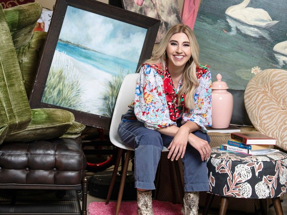 Thrifting began as a hobby for Virginia Chamlee, but now it accounts for about half her income.