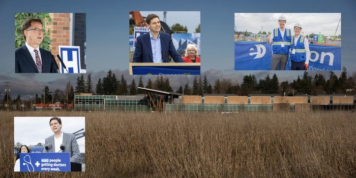 the new Surrey hospital site