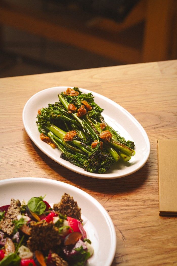 Broccolini 'aglio e olio'. 