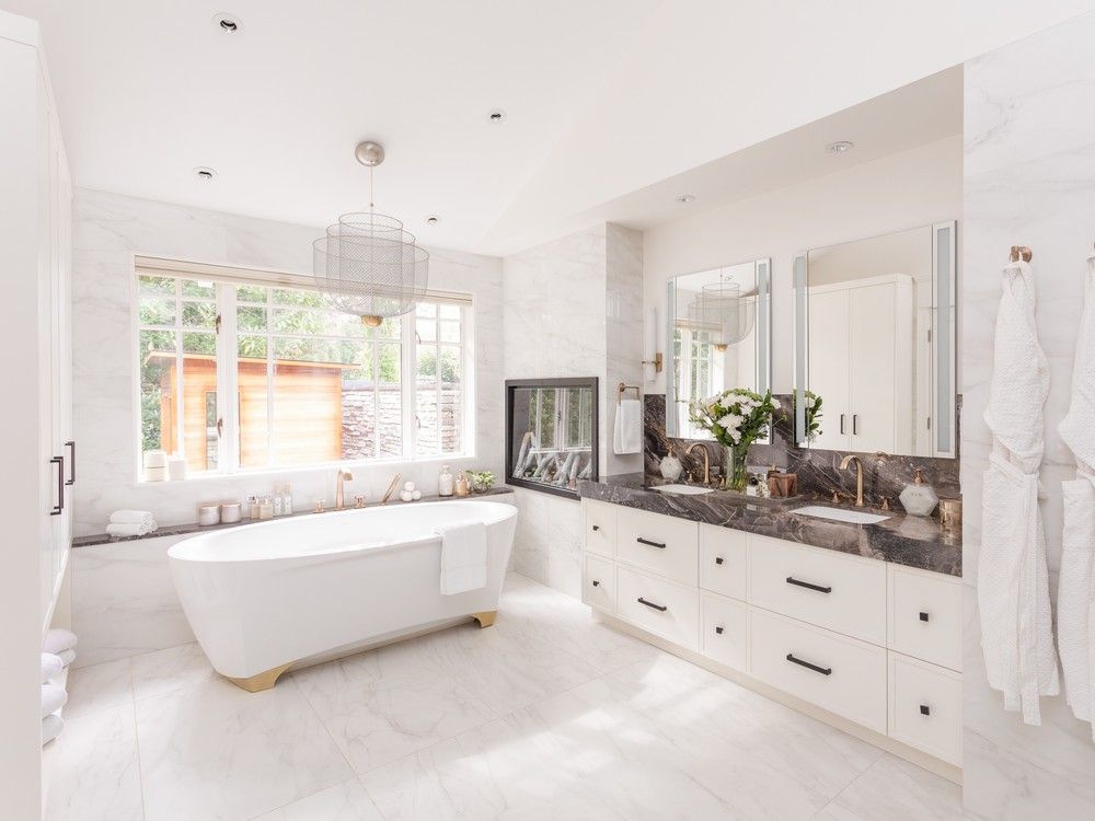 Luxury features elevate this spa-inspired ensuite designed by Kalu Interiors' Aleem Kassam.