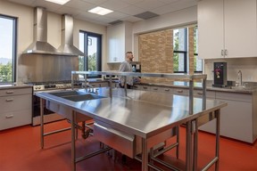 Burnaby Alliance Church Annex kitchen.