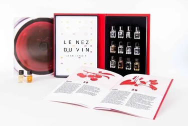 Le Nez Du Vin Red Wine Kit 12 Aromas, ($170). Handout/ (single use)