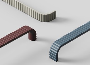 Funipart lace design handles sourced by Casson Hardware.