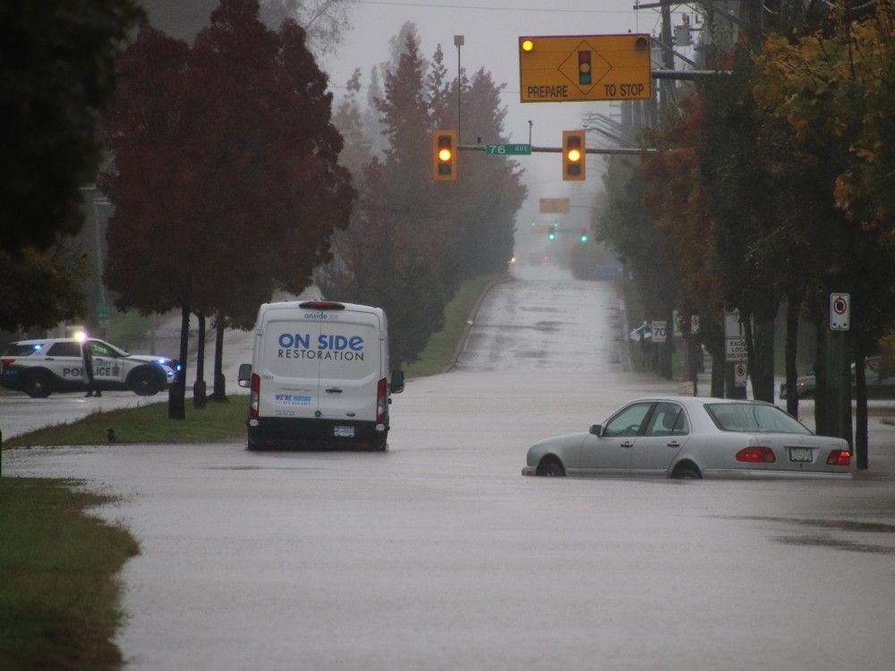 Photos: Atmospheric river brings heavy rain, floods to Metro Vancouver ...