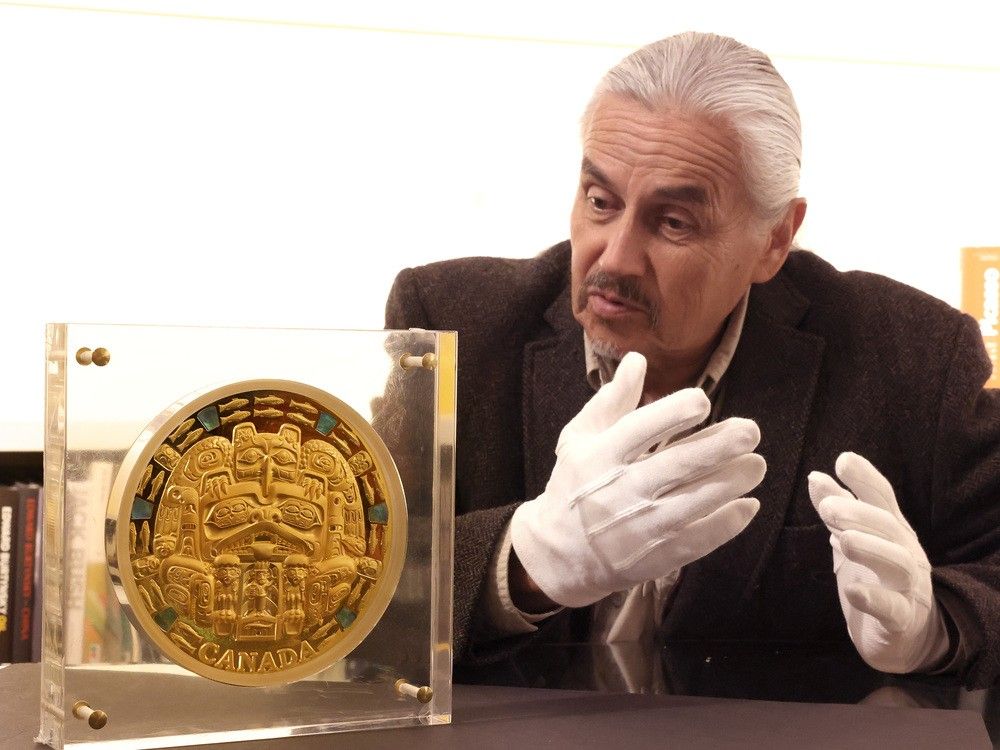 One-of-a-kind, 10-kg pure gold coin by Haida artist set for auction