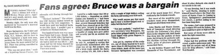 Bruce Springsteen In Vancouver: Concert Highlights From 1978 To Now ...