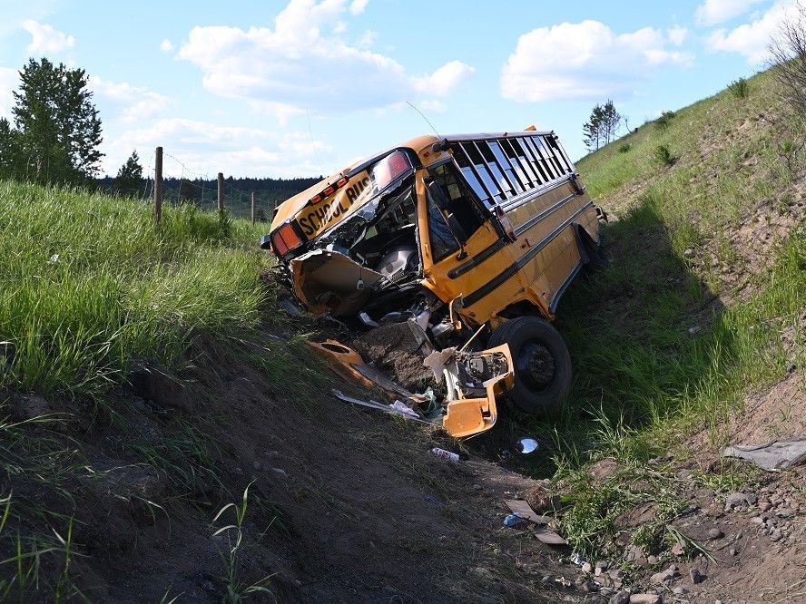 B.C. school bus crash was accident caused by medical emergency: police