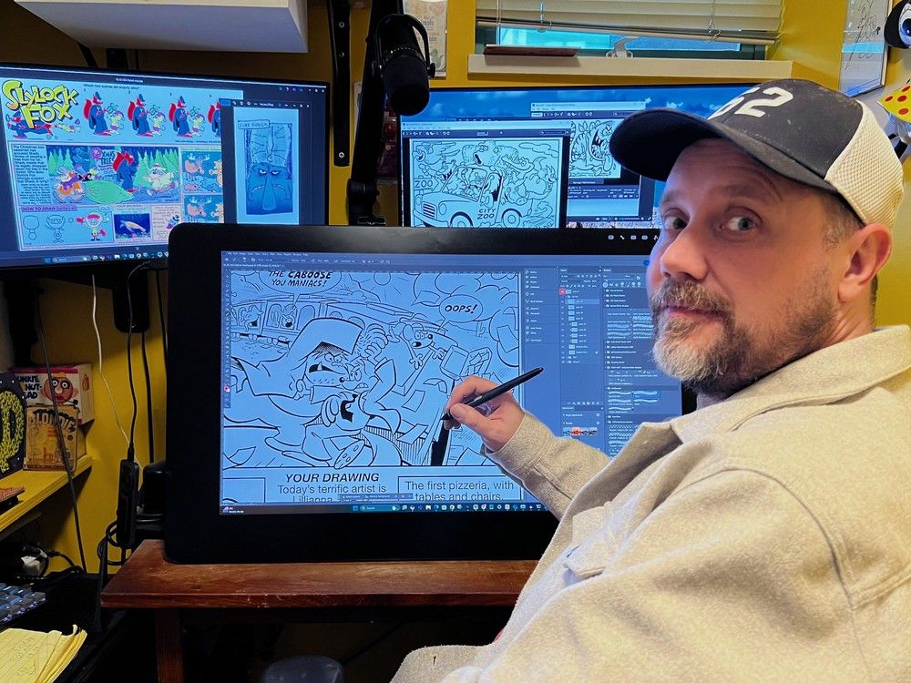 east van's scott underwood’s journey to comic pages with slylock fox