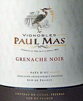 Paul Mas Grenache Noir, Sud de France, France