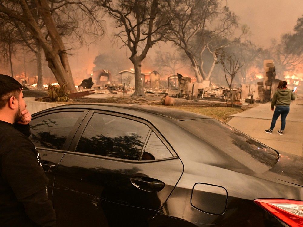 la wildfires photos