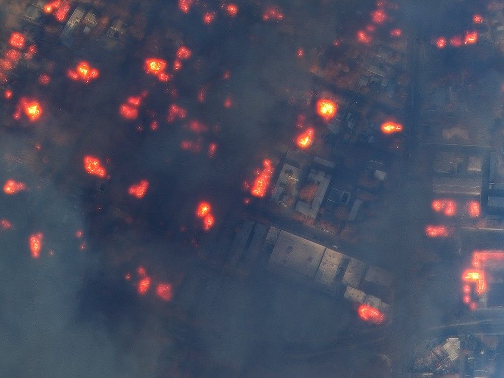 la wildfires photos