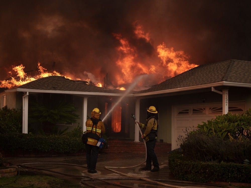 la wildfires photos