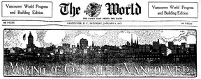 Ce jour dans l'histoire, 1912 : le boosterisme sévit dans le boom de Vancouver 3 sil 1