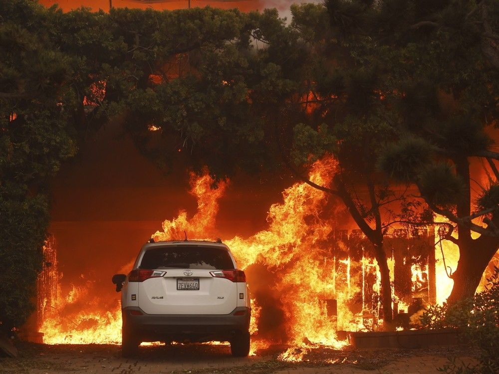 la wildfires photos