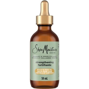 Shea Moisture Rosemary & Vegan Collagen Strengthening Oil. Handout/ (single use)
