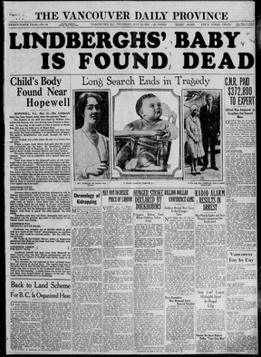 newspaper front page