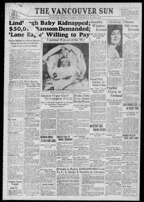 newspaper front page