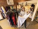 Christine Morton of Christine Lingerie in Vancouver on March 3. Morton is the owner of the Vancouver-based company Christine Designs.