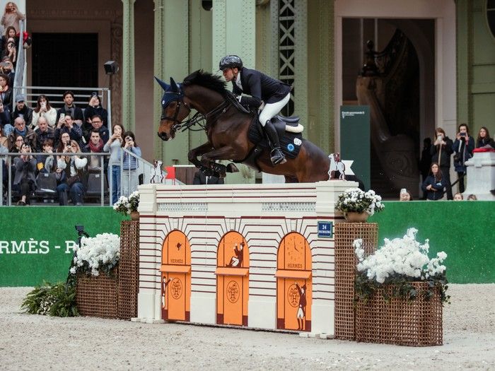  Riders compete in the 15th edition of the Saut Hermès competition in Paris.